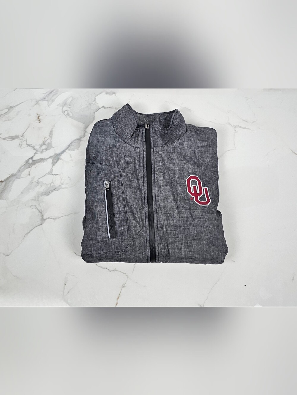 Crable Sportswear Oklahoma Sooners OU Softshell Fleece Lined Jacket Men's Medium